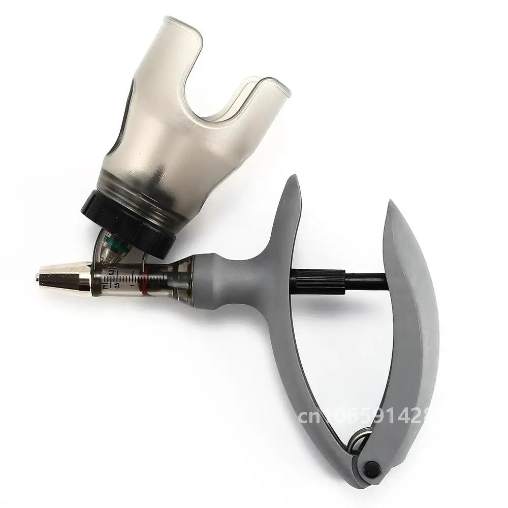 1 Pc 2/5ml Poultry Automatic Syringe With Scale Adjustable Continuous Animal Injector Vaccine Injection Veterinary Tools