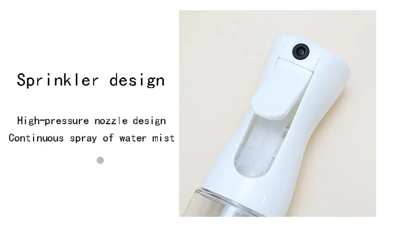 High Pressure Continuous Spray Bottle Hairdressing Hydrating Spray Bottle Press Mist Spray Bottle to Water Flowers