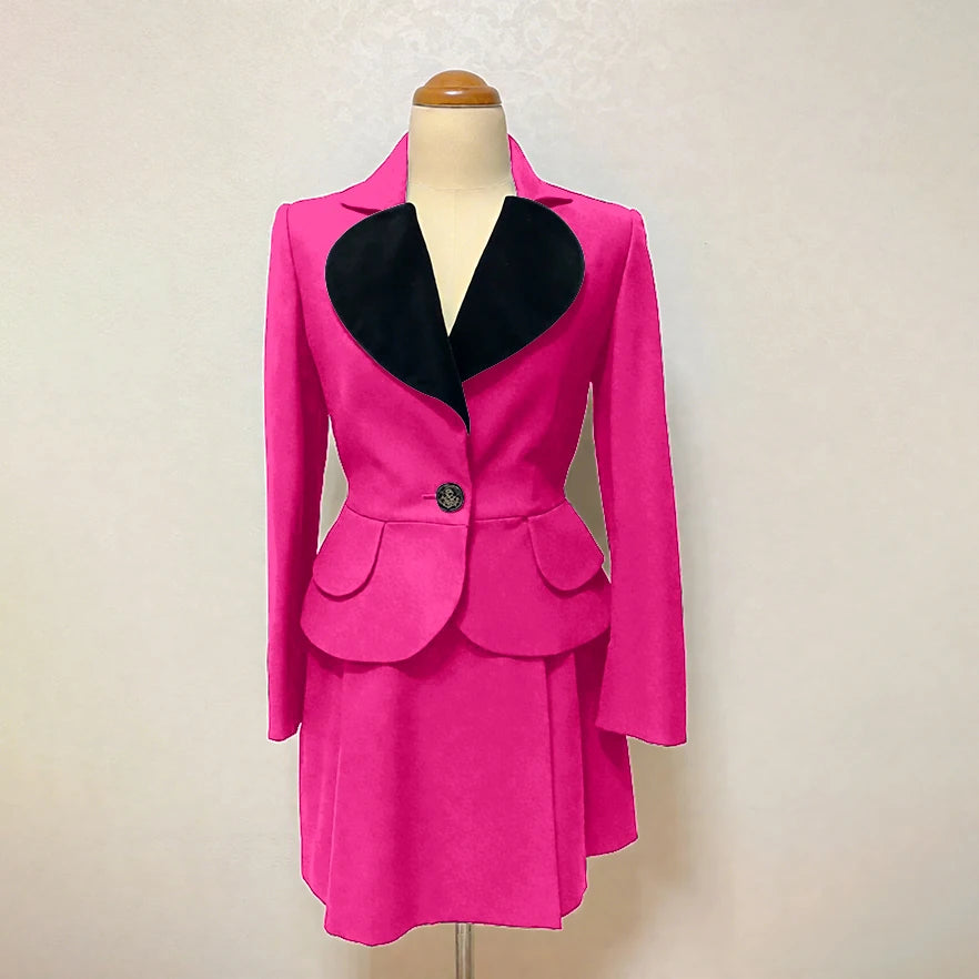 Costume 2 pièces personnalisé slim sweet