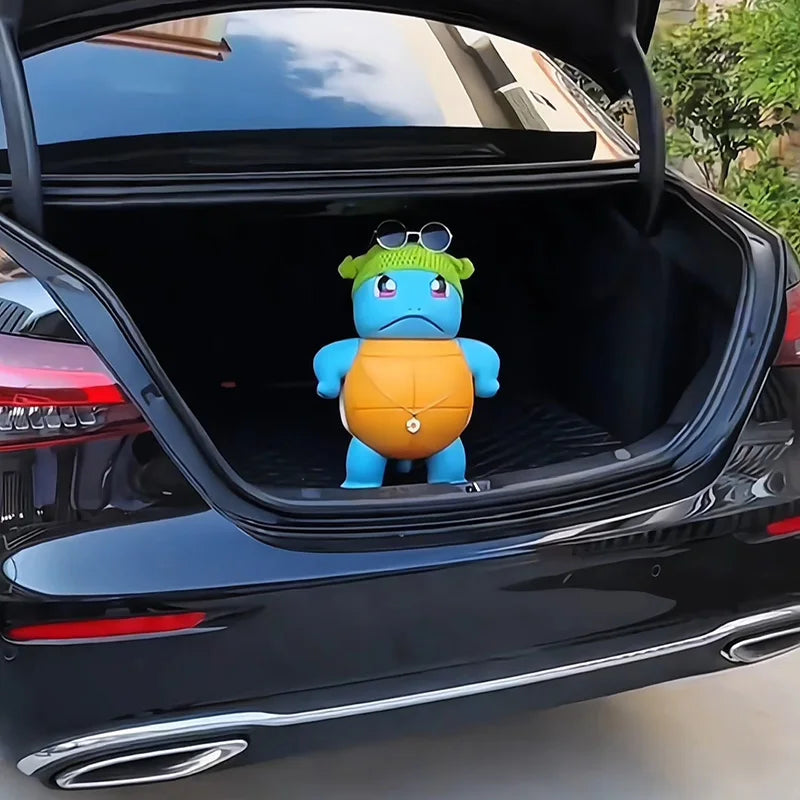 New Popular Toys Anime Will Spray Water Jenny Car Accessories Spray Water Big Size Proud And Cute Model Toys Car Squirtle Orname