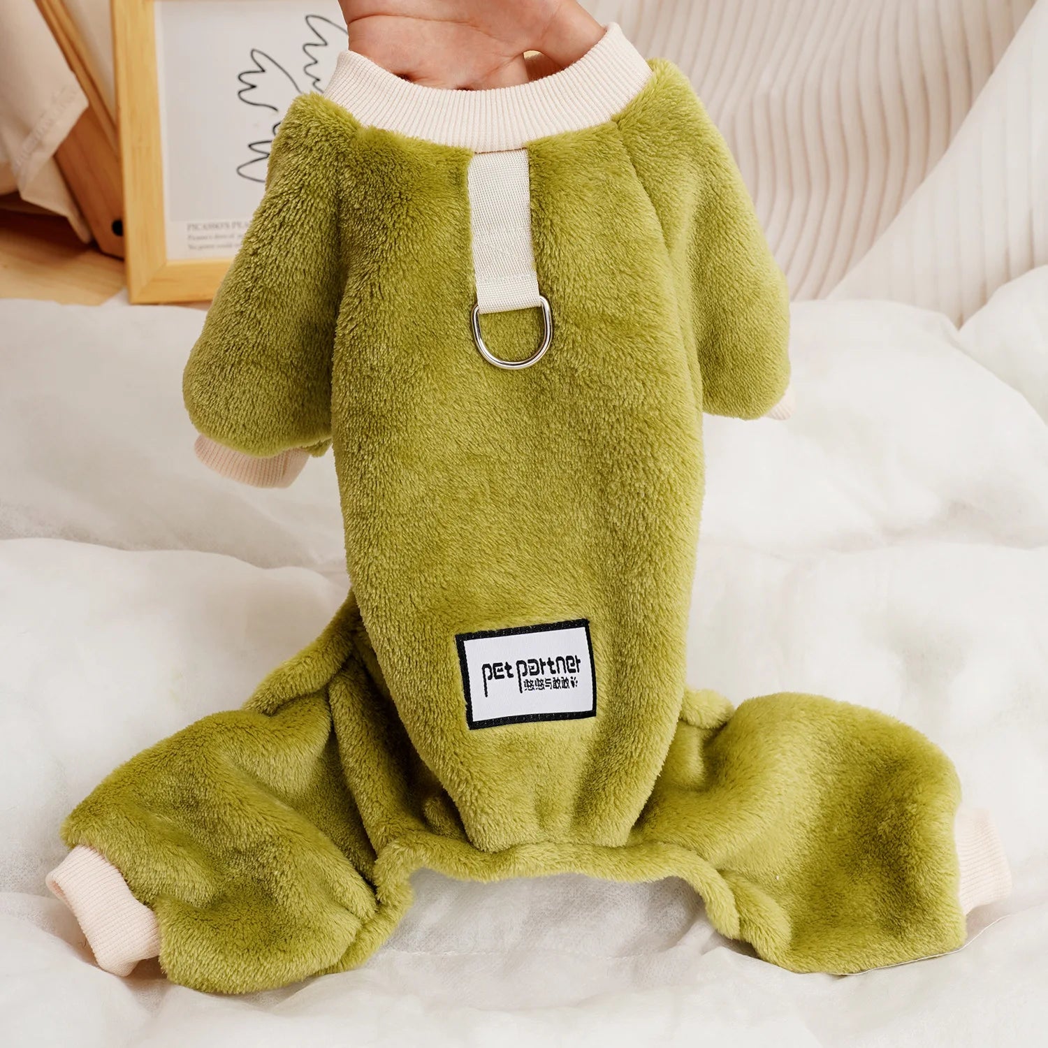 Dog Winter Clothes Fleece Clothing Warm Overalls Pajamas For Small Medium Dogs Shih Tzu Dachshund Puppy Jumpsuit Costume Suit XL