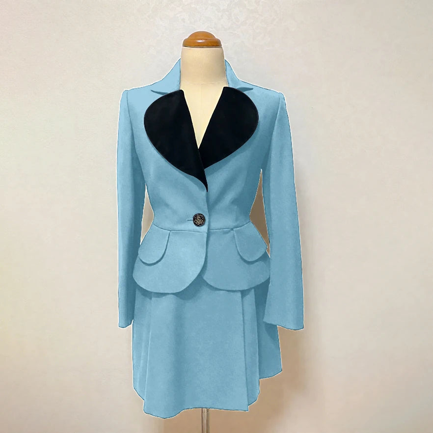 Costume 2 pièces personnalisé slim sweet