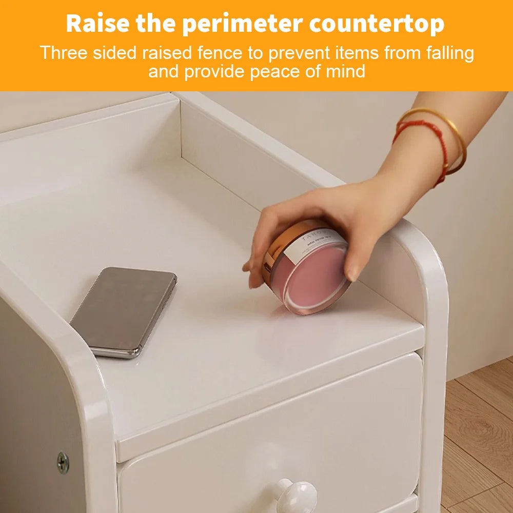 Table de chevet petite armoire de rangement Table de chevet pour chambre meubles de chambre Table de lit 50*34*30 cm