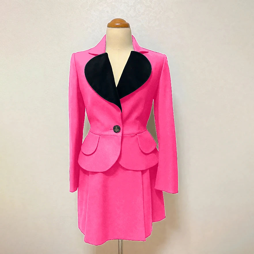 Costume 2 pièces personnalisé slim sweet