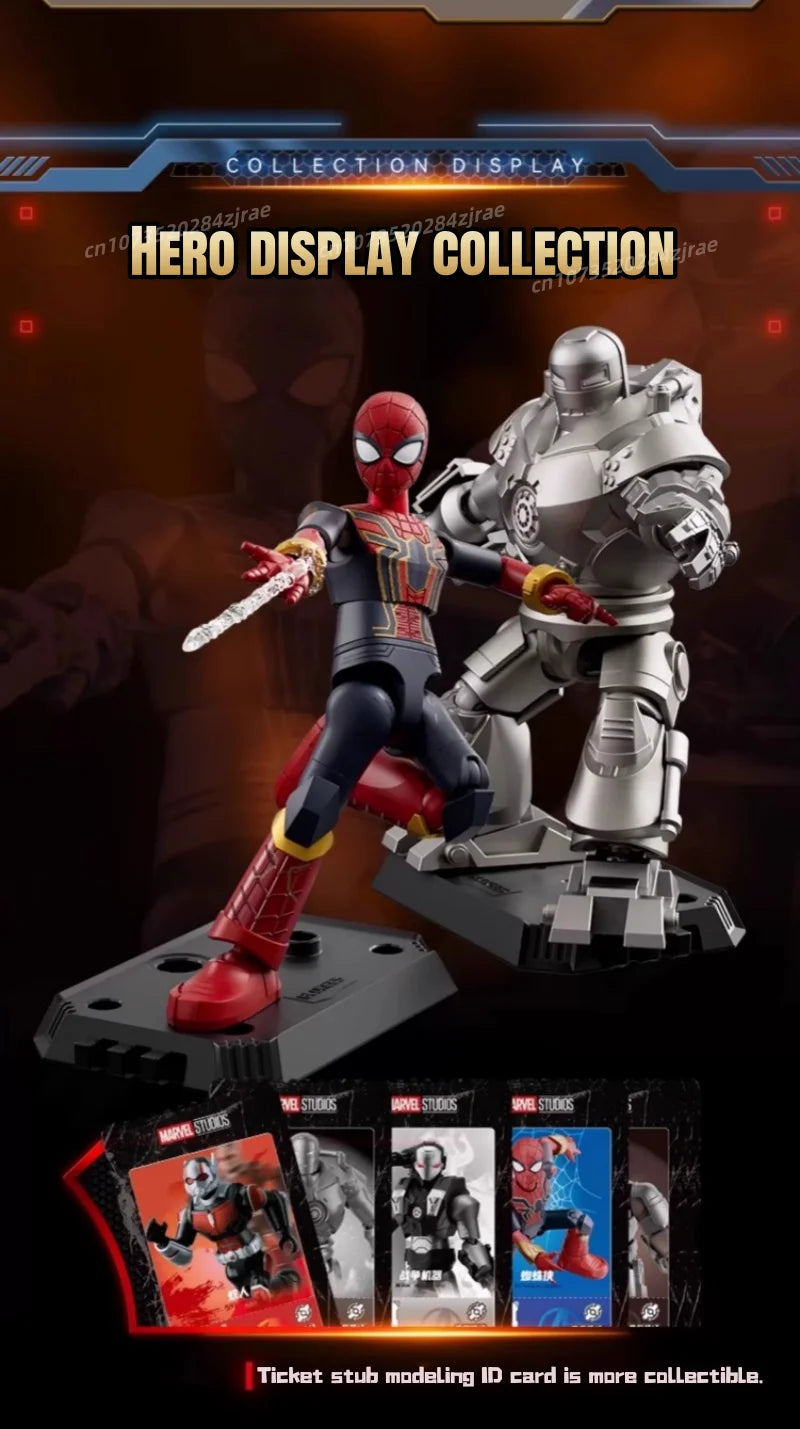 BLOKEES Marvel Building Blocks Galaxy Version 2 Unlimited Legend series Spider Man Iron Man Assembling Toy Model Ornaments Gifts