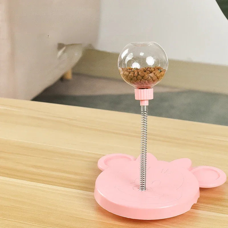 Pet Puzzle Food Leaking Ball Toy Cat Dog Interactive Treat Leaking Toy Catnip Slow Cat Dog Feeder Fun Toys Pet Supplies