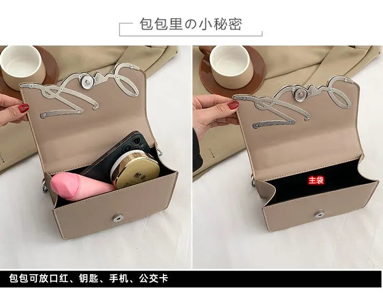 Classic Leather Messenger Bag for Women - Luxury Brand Crossbody Shoulder Purse Elegant Ladies Designer Tote Handbag