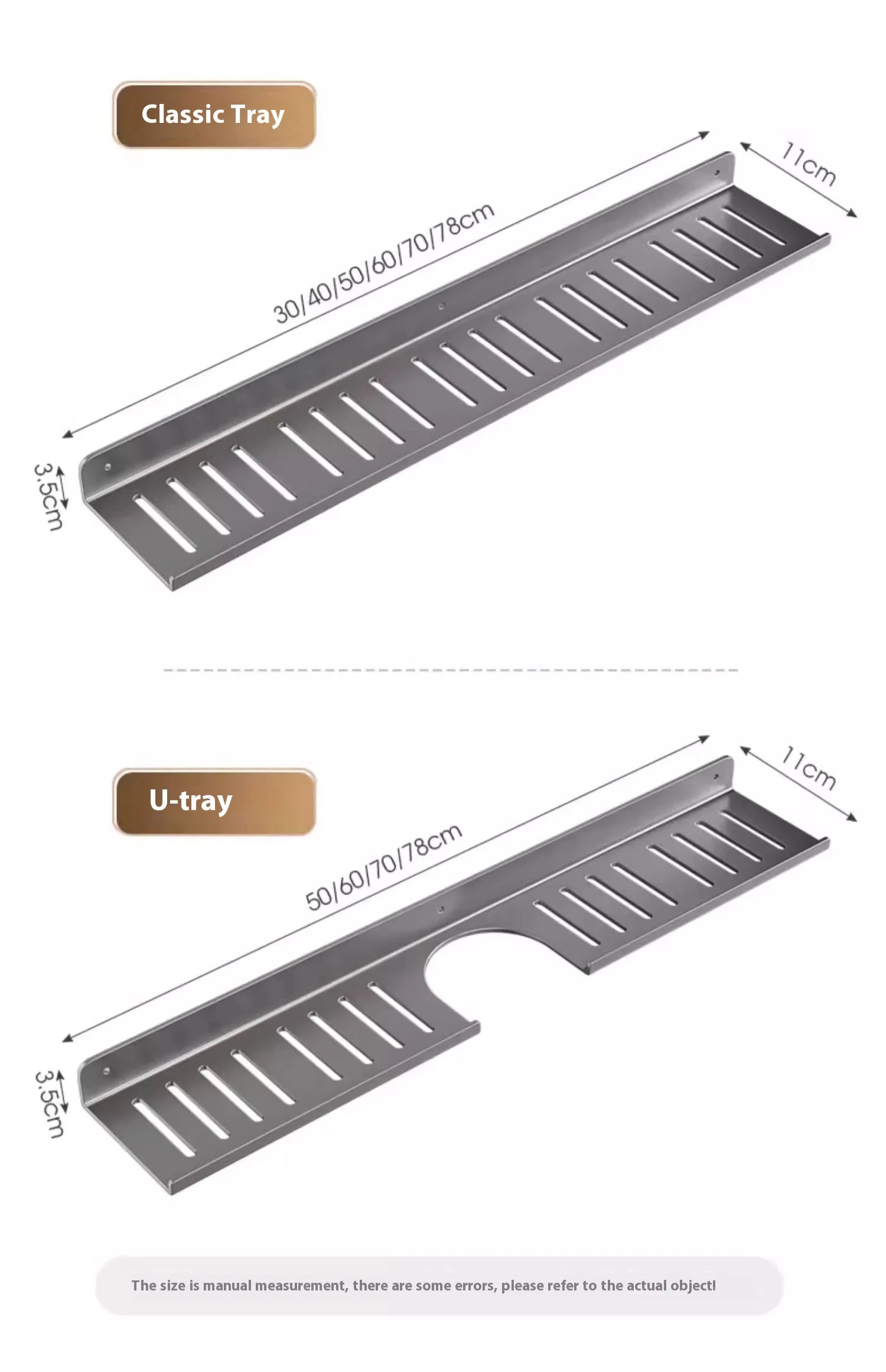 Kitchen and bathroom storage rack, washbasin rack, suction cup mirror, front rack, bathroom sink, faucet, wall mounted