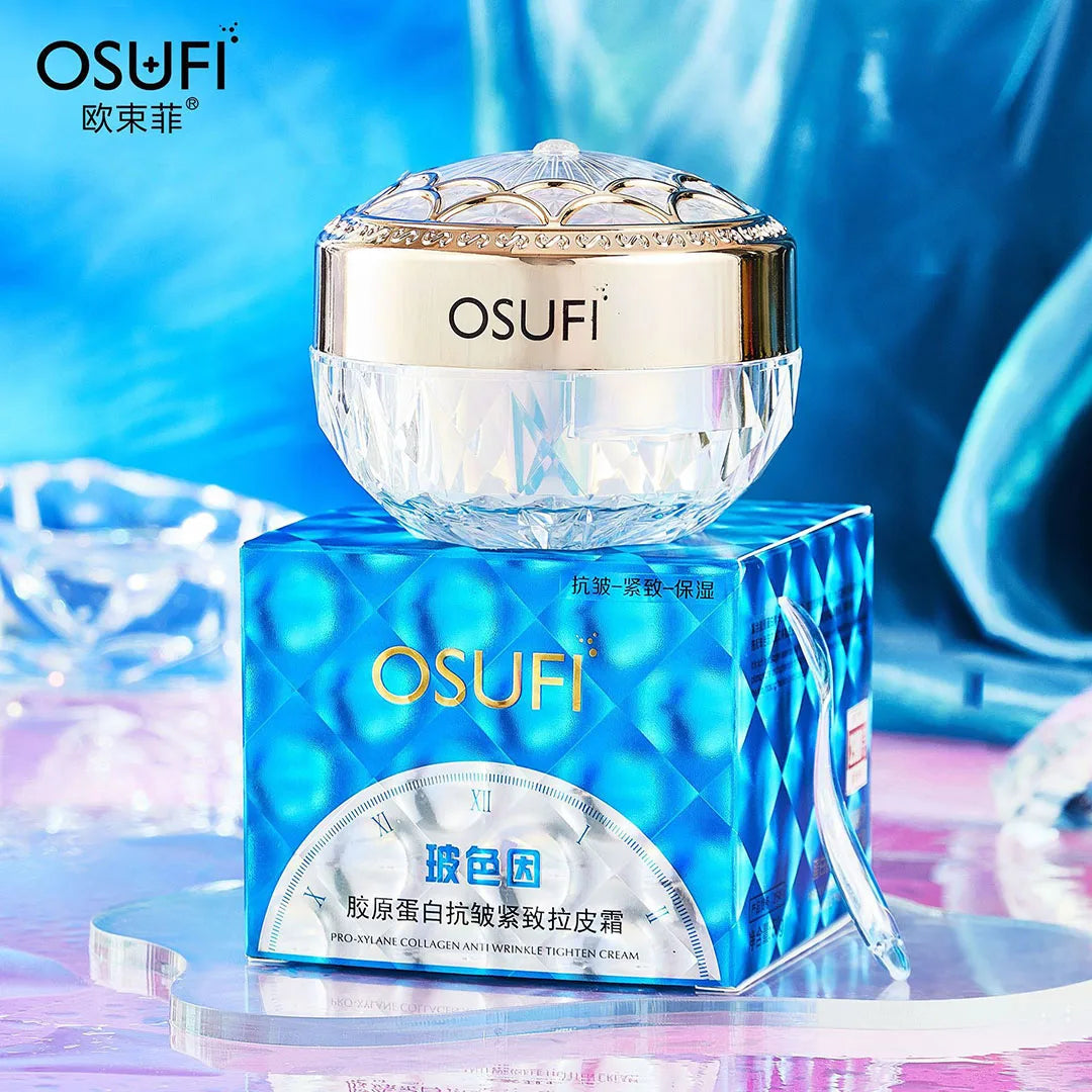OSUFI Collagène Raffermissant Lifting Crème Rebondissante Lifting Beauté Crème pour le visage Crème pour les soins de la peau Réduire les ridules .