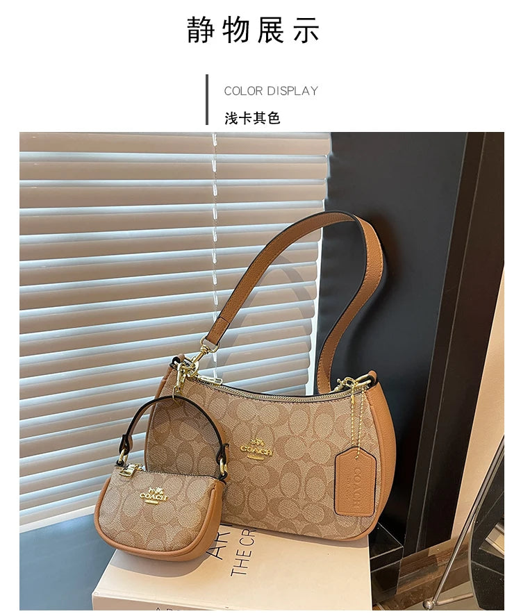 2025 Latest! Modern Vintage Cherry Crossbody - Mahjong - Style Chain Bag, Shoulder/Underarm Design, Women's Light Luxury