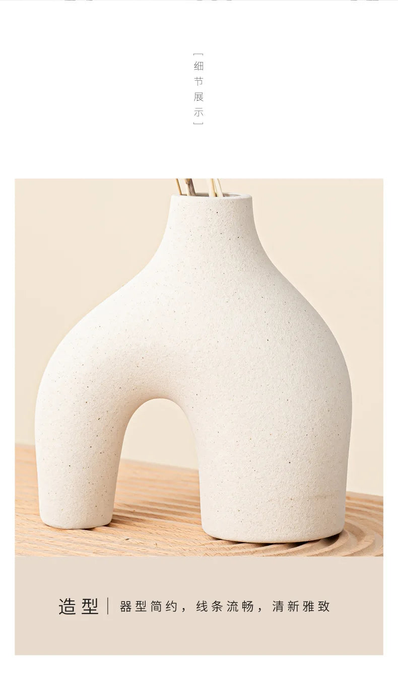 Vase, Ceramic Crafts, Creative Home Decoration, Ornament, Flower Arrangement, Bottle,Ceramic Vase,Decoration Accessories,Gift