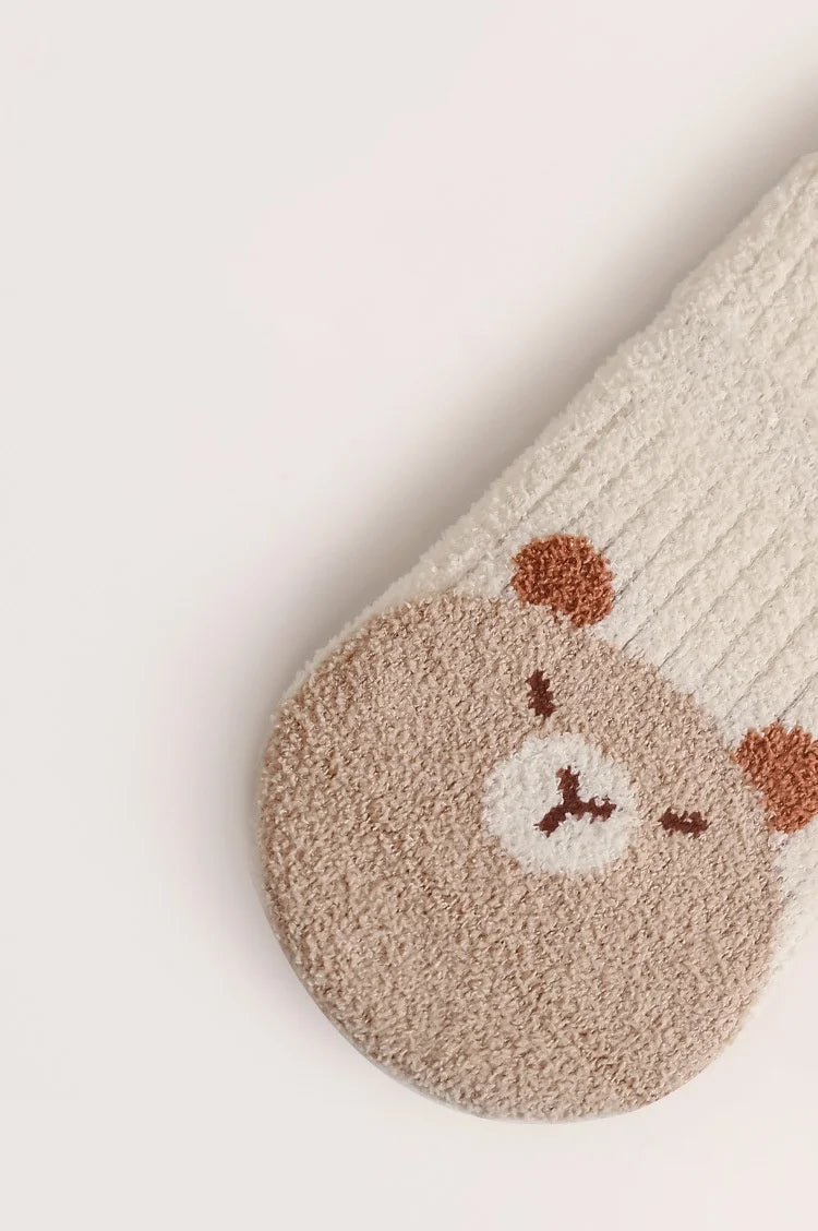 Lawadka Winter Toddler Baby Knee High Socks For Girls Boys Thick Warm Soft Newborn Long Sock Fashion Cartoon Stockings 0-5Years