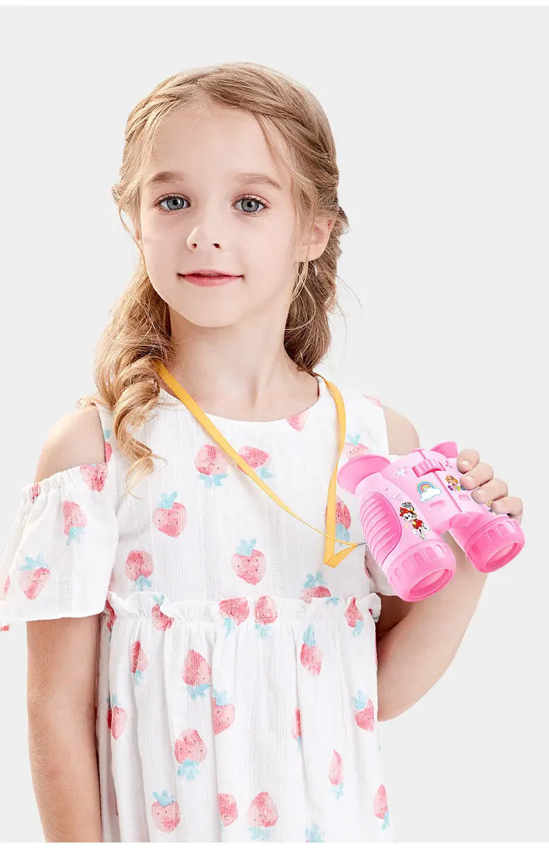 New cute and creative cartoon pattern lightweight portable high-definition binoculars toy for boys and girls of the Paw Team