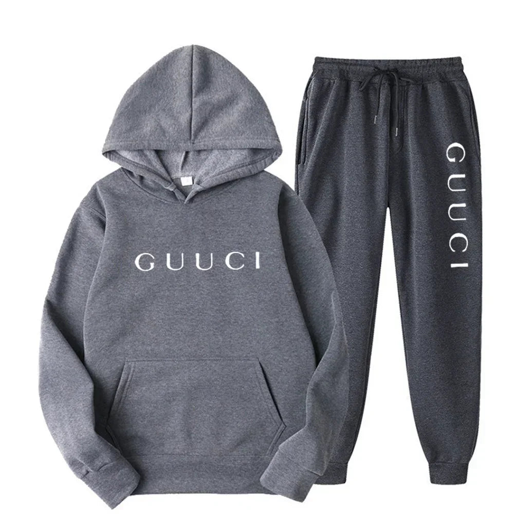 Ensemble de jogging à capuche casual sport Printemps/Automne collection 2025