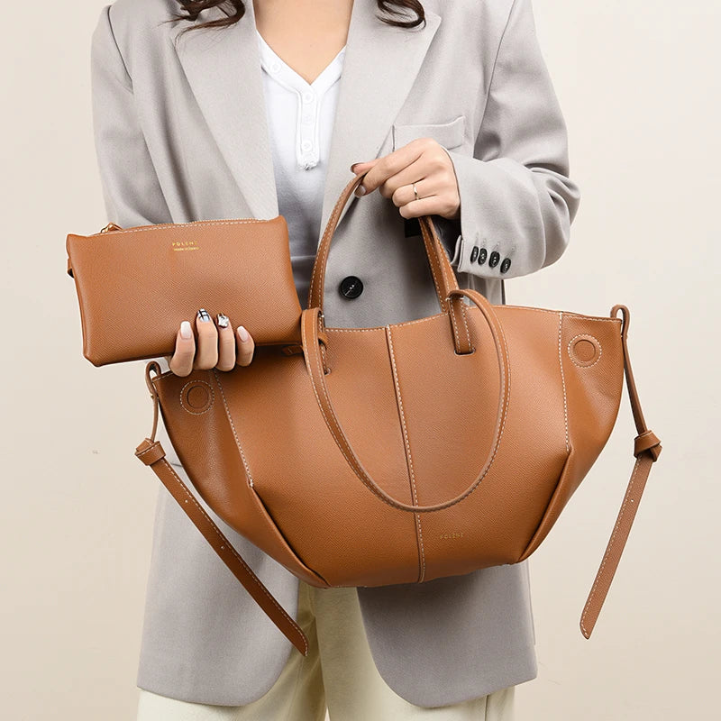 Elegant Crossbody Bag For Women Famous Designer Leather Made Lightweight And Sophisticated With Metal Hardware