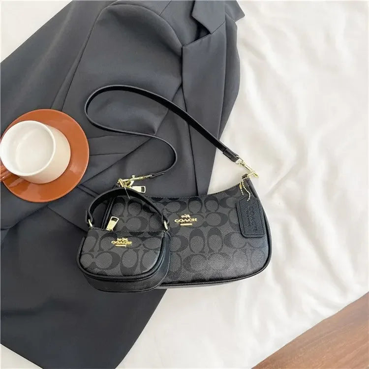 2025 Latest! Modern Vintage Cherry Crossbody - Mahjong - Style Chain Bag, Shoulder/Underarm Design, Women's Light Luxury