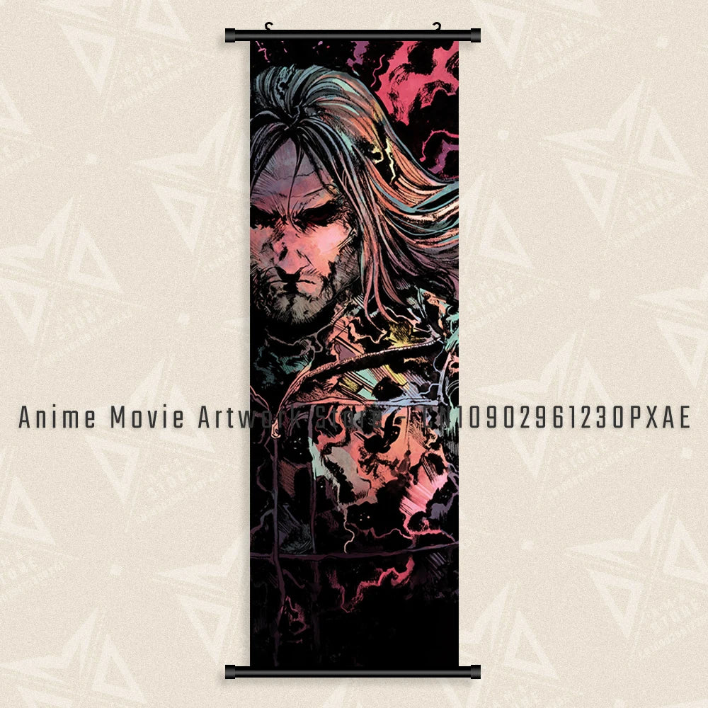 Marvel The Avengers Wall Art Scrolls Pictures Movie Characters Poster Hanging Painting Iron Man Canvas Print Home Decor Mural