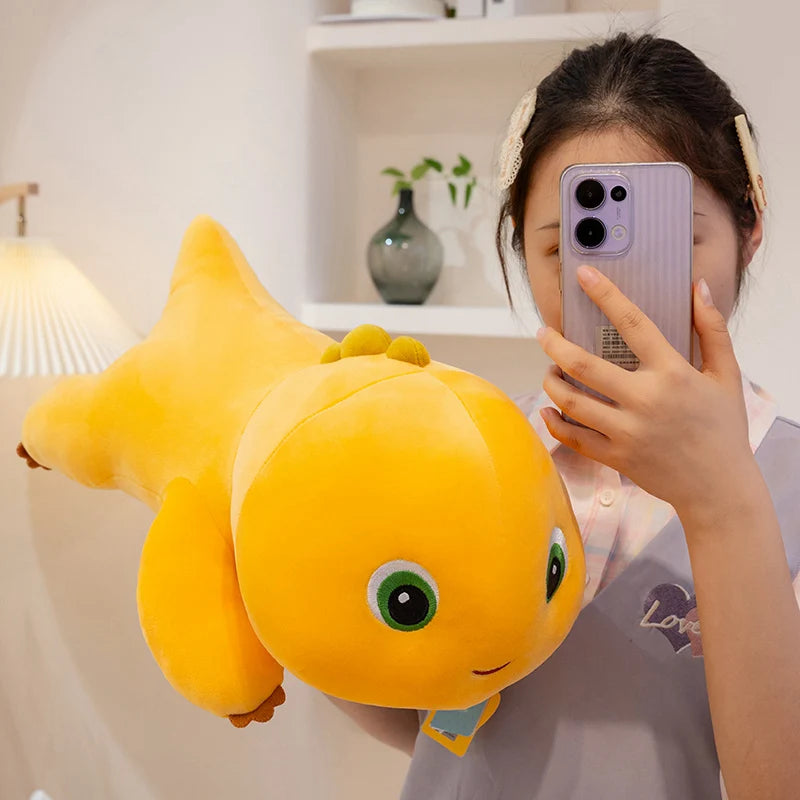 Kawaii Nailong Plush Toys Smile Dinosaur Silly Cute Stuffed Anime Cartoon Pillow Room Decor For Kids Birthday Gift