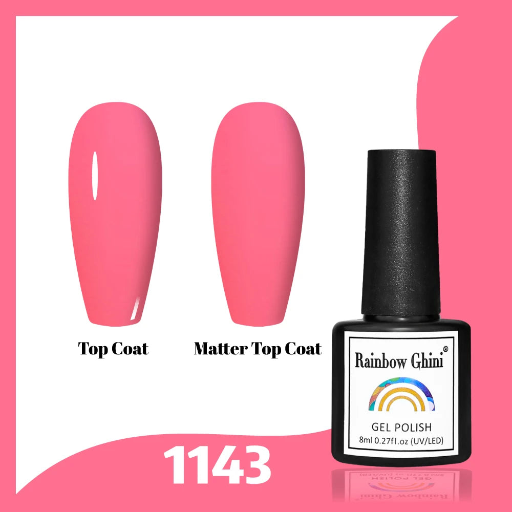 Gel Vernis à ongles semis permanents Paillettes 8Ml 150 couleurs