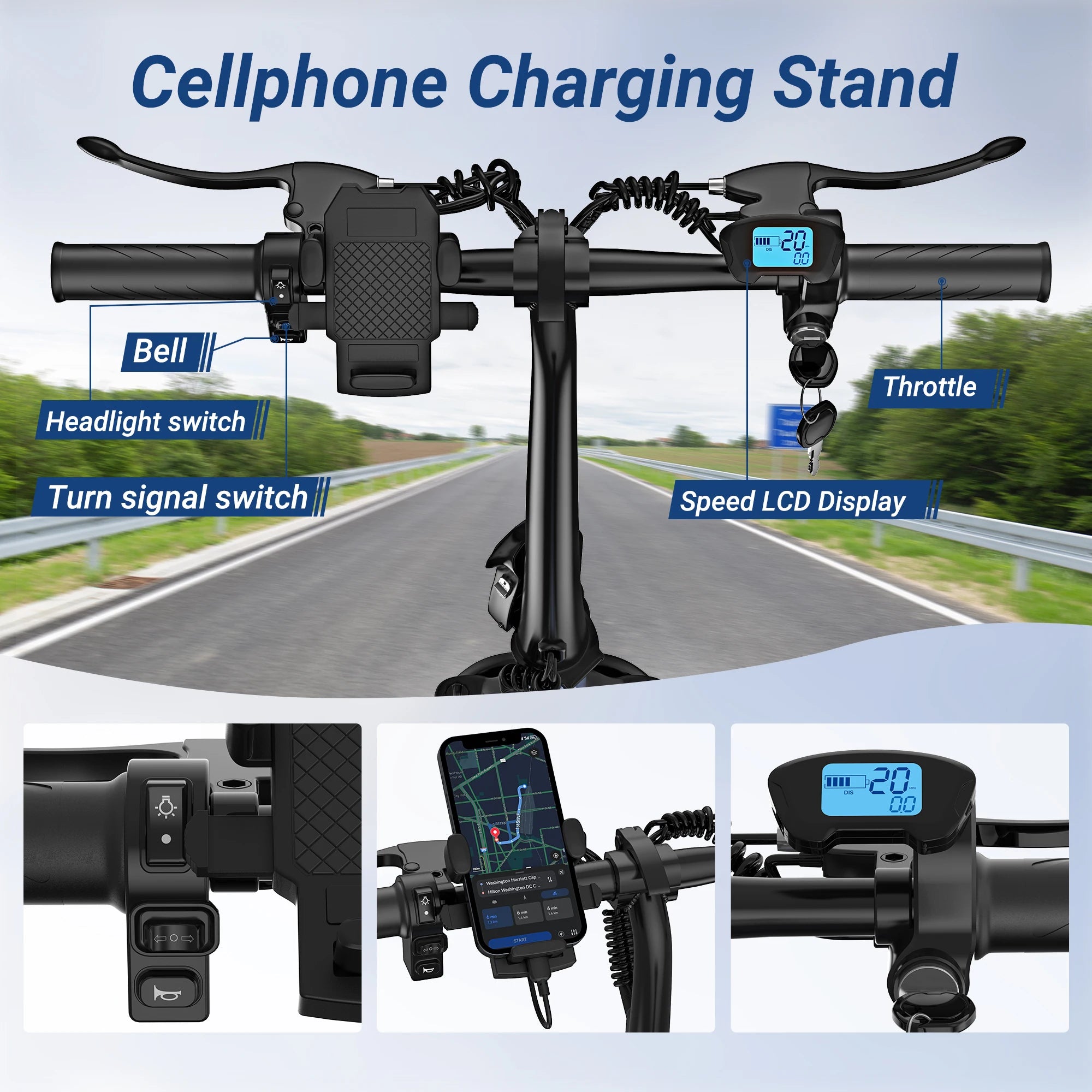 JUICEASE E14/E14 Pro Adult Electric Scooter 35KM/H 14 Inch Tire Escooter 500W Powerful Motor Electric Scooter with Free Seat