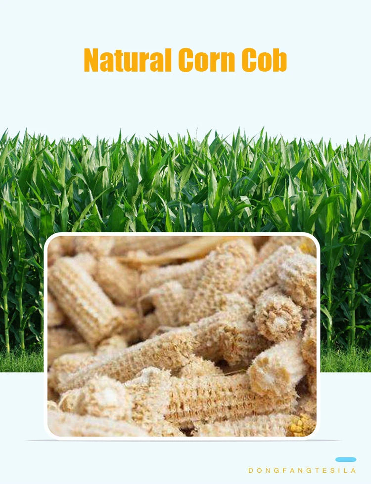 500 جرام من كوز الذرة الطبيعي الصالح للأكل، فراش الهامستر، لوازم المرحاض، مزيل العرق، نشارة الخشب، القنفذ، شينشيلا، حشو القفص الدافئ في الشتاء