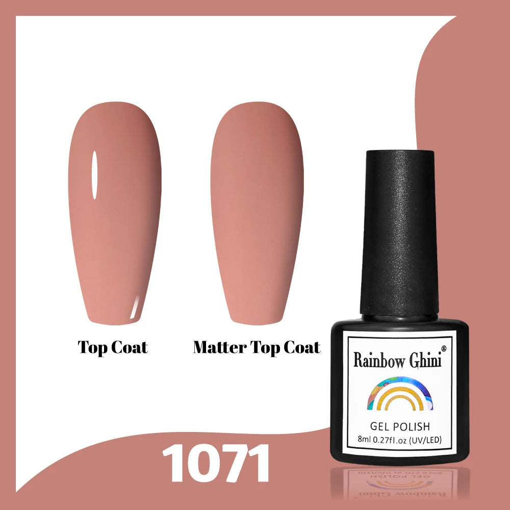 Gel Vernis à ongles semis permanents Paillettes 8Ml 150 couleurs