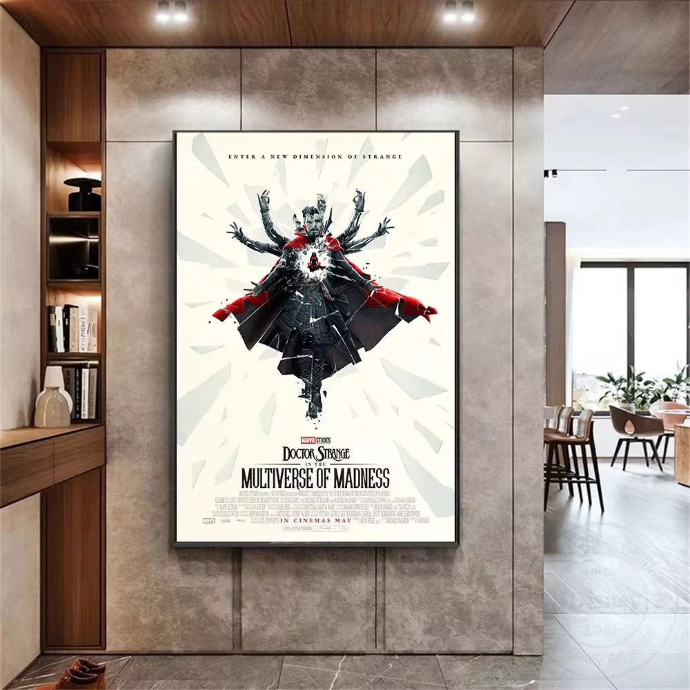 Marvel Marvel Doctor Strange In The Multiverse Of Madness New Movies Poster Films Print Canvas Paintings Room Home Decor