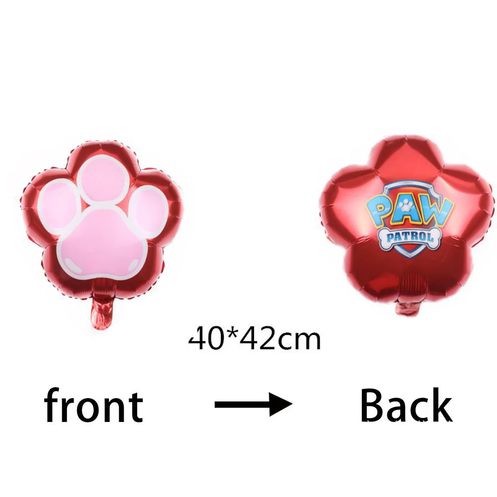 PAW Patrol Birthday Decor Foil Balloon Paw Patrol Party Supplies Toys Children Birthday Party Decoration Supplies Baby Shower