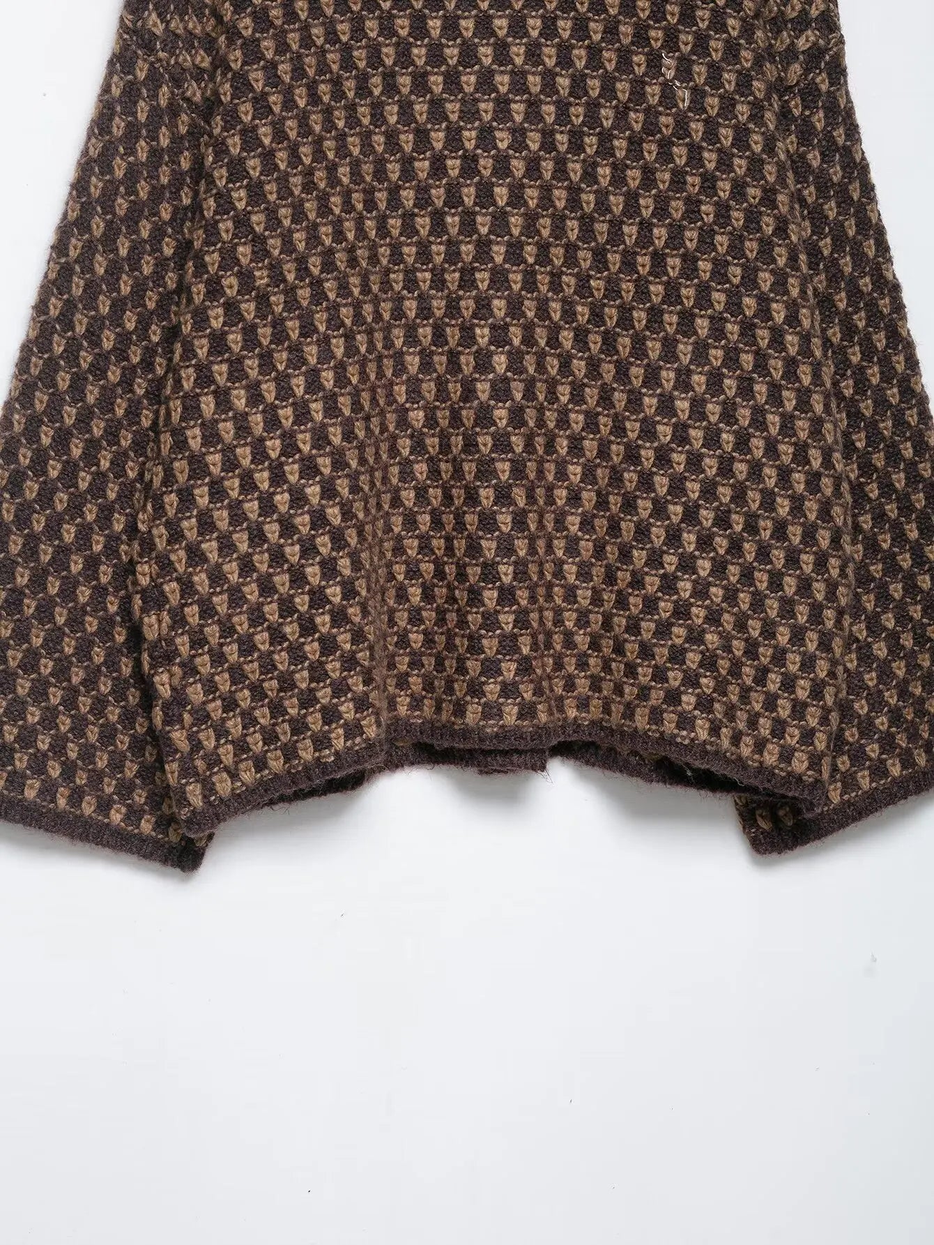 Chic Fashion Knitted Jackets for Women 2025 Autumn Winter Long Sleeve Single-Breasted Short Coats High Street Casual New Jackets