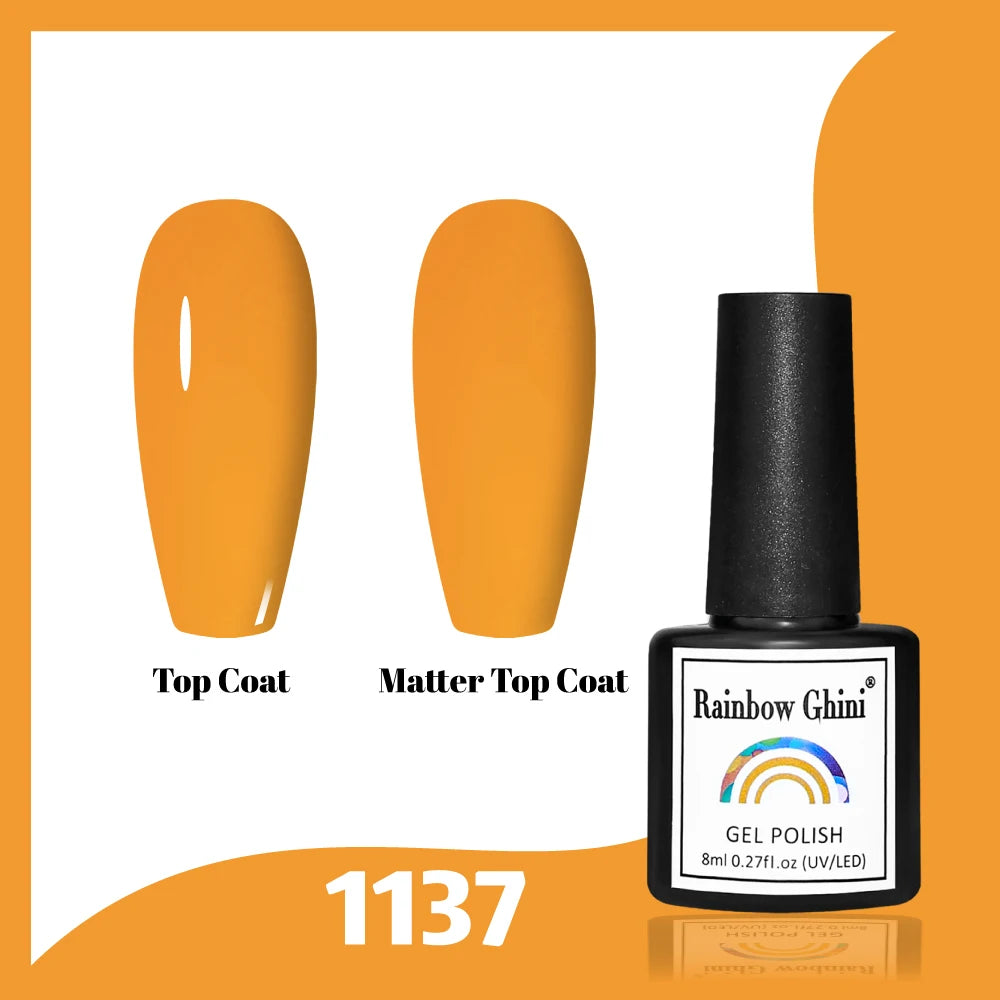 Gel Vernis à ongles semis permanents Paillettes 8Ml 150 couleurs