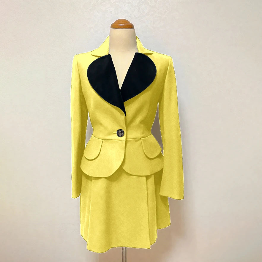 Costume 2 pièces personnalisé slim sweet