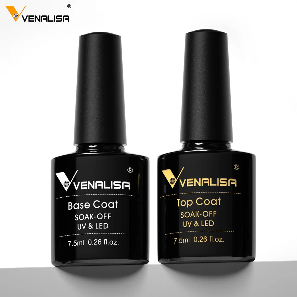 VENALISA Nail Gel Polish Full Coverage Holographic Camouflage Nail Varnish Manicure Lacquer Polish Soak Off UV LED Lacquer 7.5ML