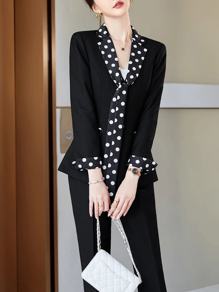 Ensemble 2 pièces veste et pantalon élégant