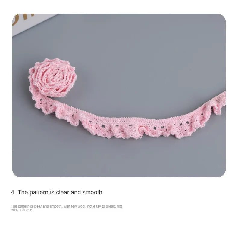 Accessoires de couture en dentelle Matériel de tissu pour Broderie Artisanat