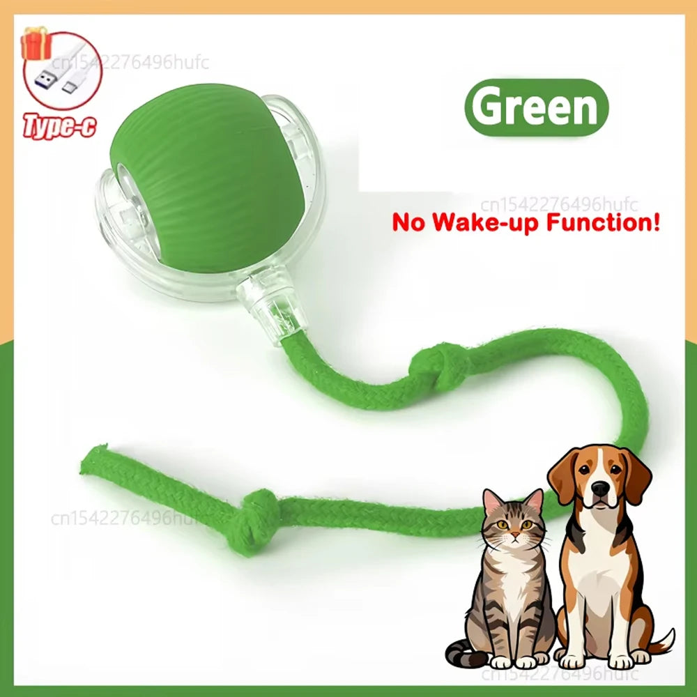 Smart Automatic Cat Ball Interactive 3 Modes Adjustable Rechargeable Electric Rolling Pet Toy Ball Pet Supplies Gift for Cat Dog