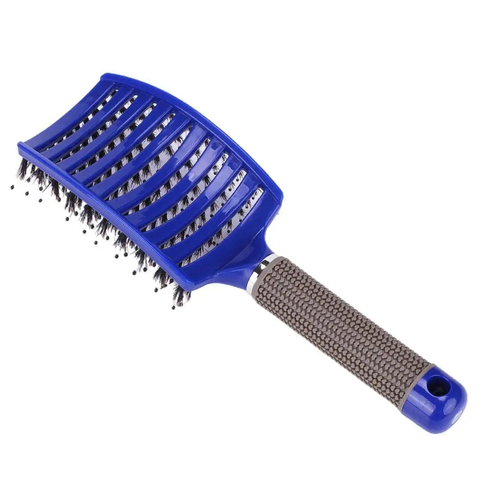 Brosse à cheveux, cheveux bouclés ou mouillés pour femmes, peigne de massage du cuir chevelu, outils de coiffure de salon pour femmes
