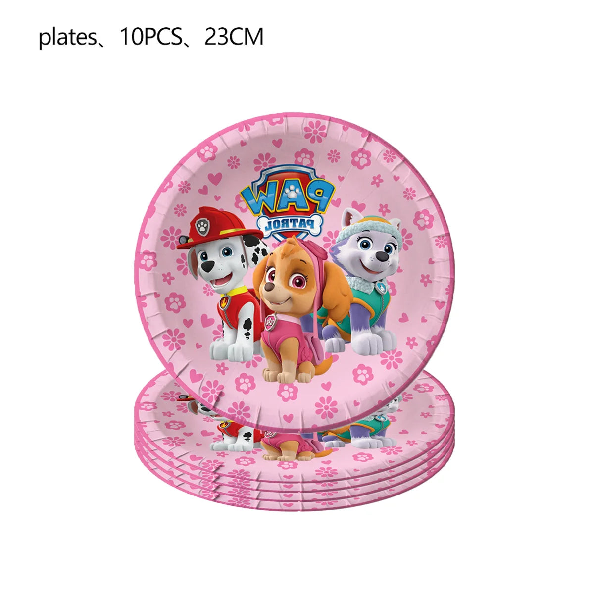 Paw Patrol Birthday Decorations Dogs Skye Disposable Tableware Party Package Tablecloth Kids Favor Childrens Party Supplies