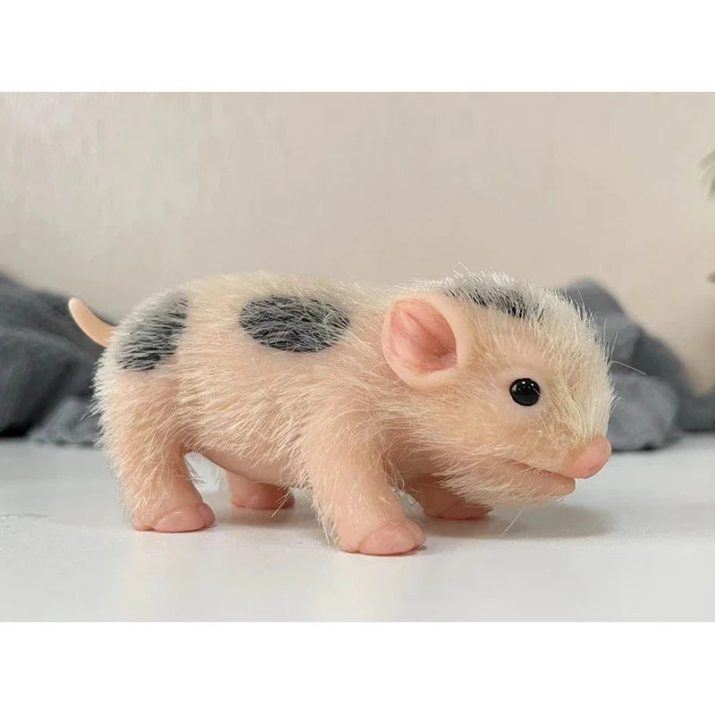 5inch Mini Reborn Doll Full Body Silicone Piglet Cute Lifelike Piglet Reborn Piggy Toys for Children Drop Shipping