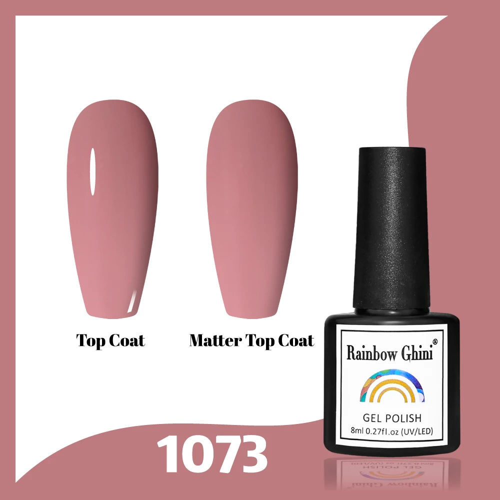 Gel Vernis à ongles semis permanents Paillettes 8Ml 150 couleurs