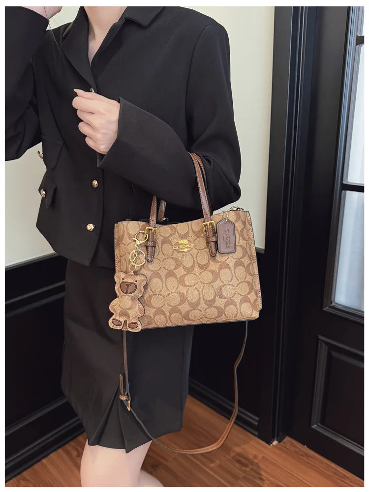 Designer New Luxury Fashion Handbag Women Casual Large Capacity Tote Bag Trendy Print Shoulder Crossbody Purse