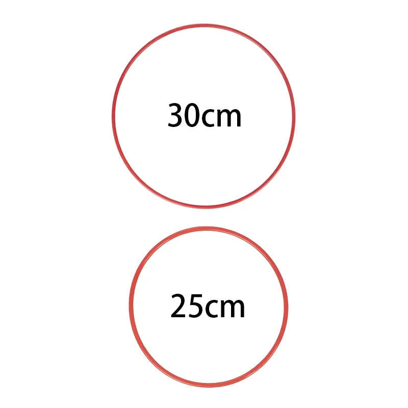 10 Pcs Plastic Toss Rings Target Throw Carnival Backyard Park Games Kids Intelligence Development Educational Exercise Toy