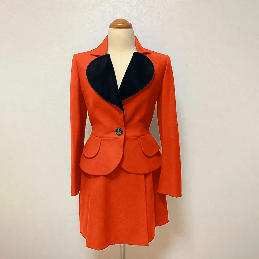 Costume 2 pièces personnalisé slim sweet