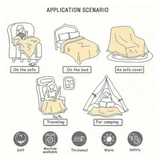 Grinch Christmas Blanket Soft Cozy Throw for Sofa Bed Festive Holiday Decor Gift for Kids and Adults, Lightweight and Warm, Perf