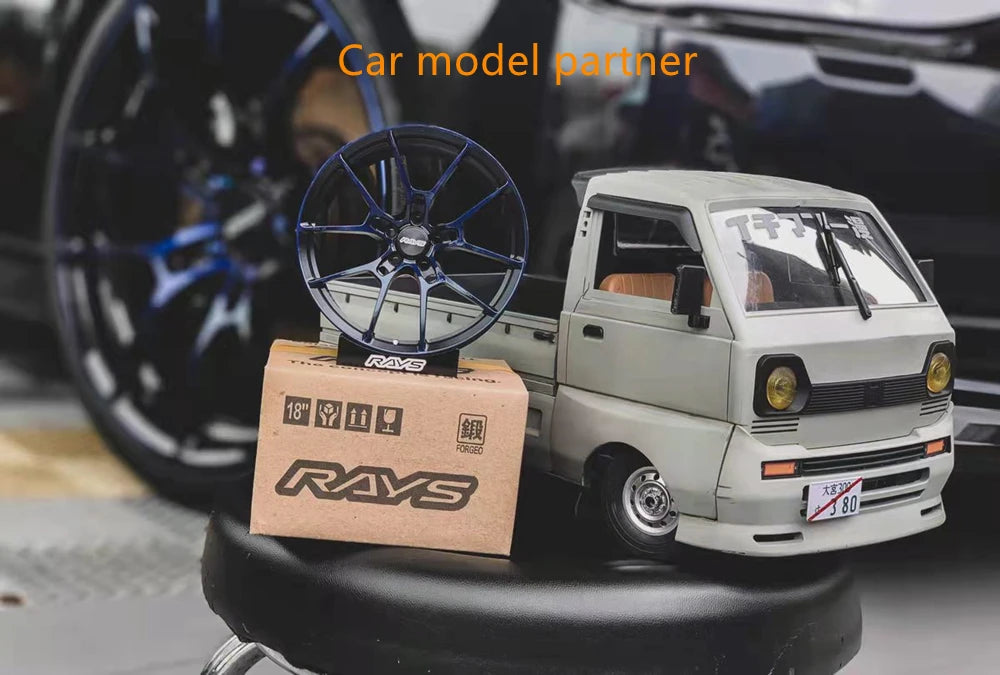 1/5 Car Model Metal Forged Assemble Refitting Wheel Hub  Creative Desktop Display  Personalized  Modification Toys Gift