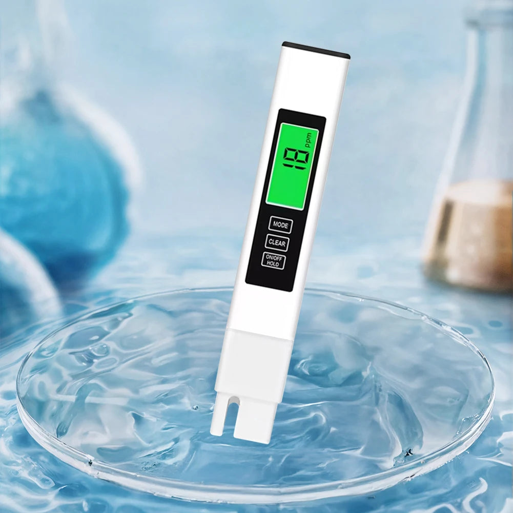 4 in 1 Digital Water Quality Tester TDS Meter EC Meter & Temperature Meter for Drinking Water Hydroponics Aquarium Swimming Pool