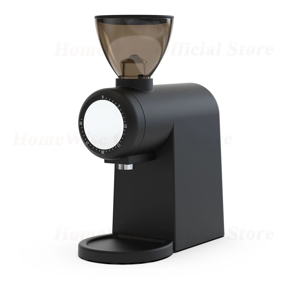 HomeWise G1004A Electric Coffee Grinder 48mm Flat Burr Plasma Anti-Static for Espresso Pour Over French Press Coffee Mill