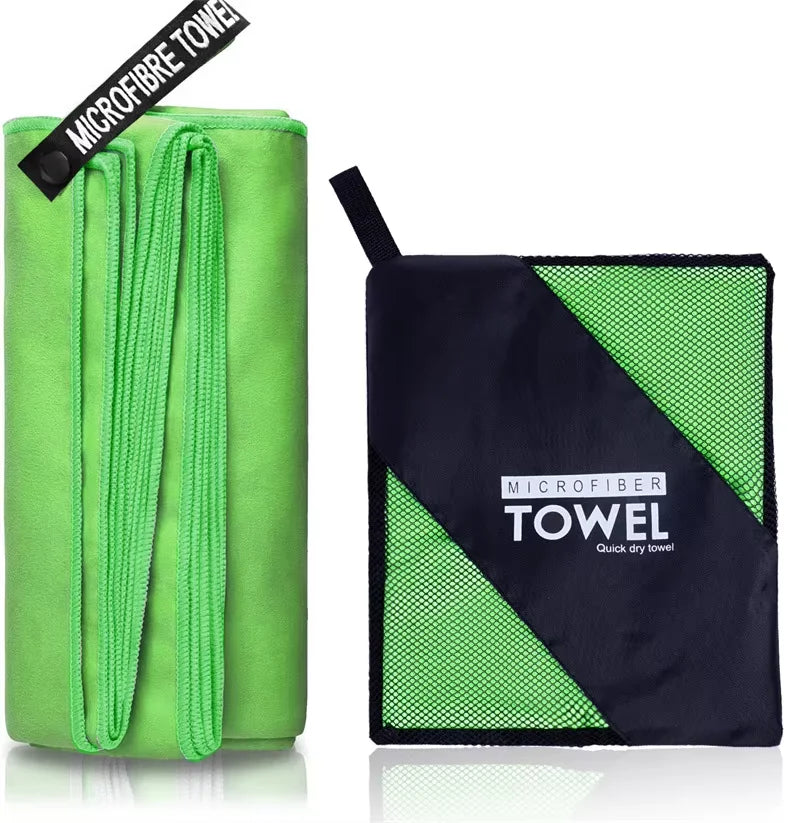 Quick-Drying Bath Towel Microfiber Bathroom Towel With Portable Bag Highly Absorbent & Fast Drying for the Body After Bathing