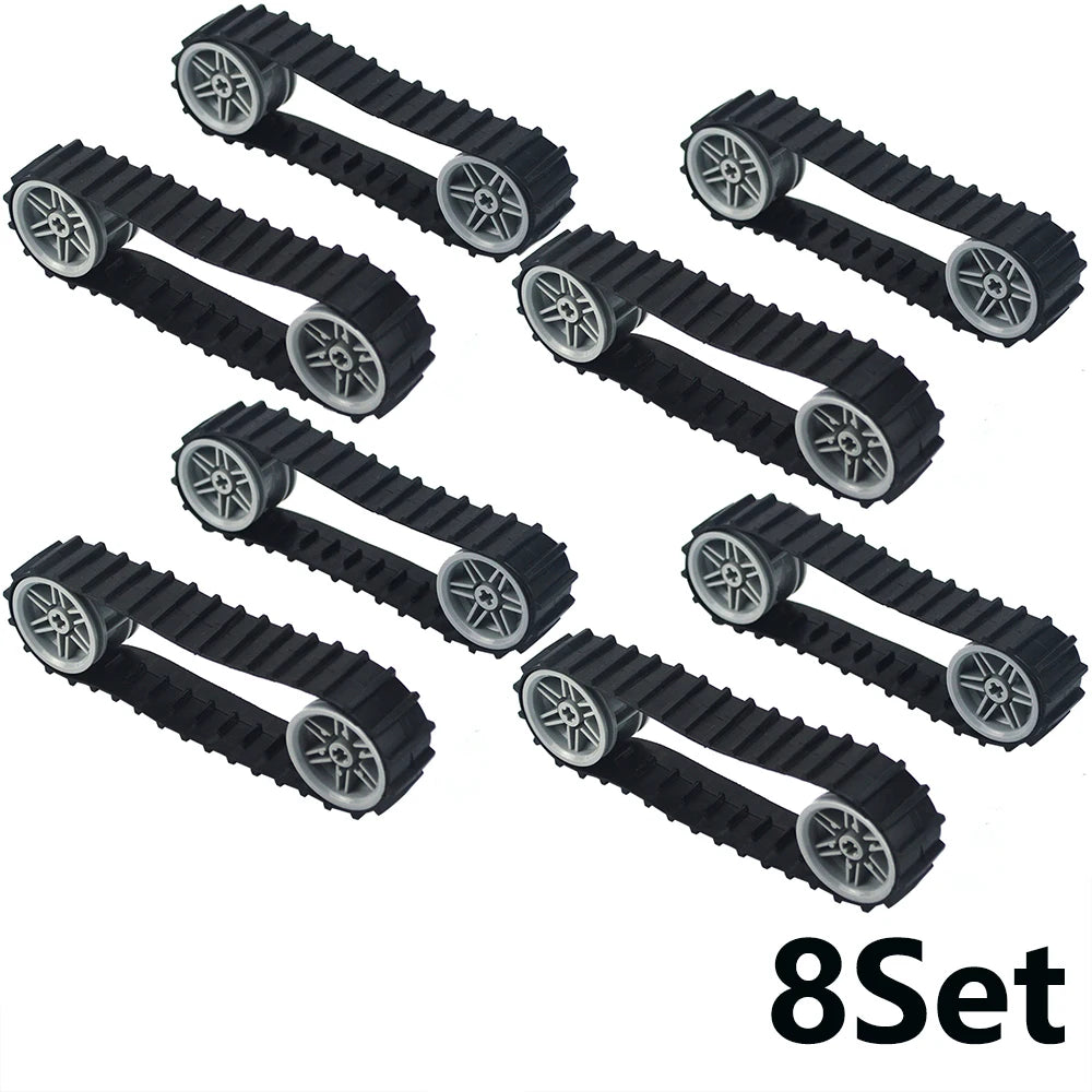 Technical Bricks Bulk Chain Link Caterpillar Tread Tank Track Model Parts Classical Building Blocks Toys 3873 57519 88323 3711