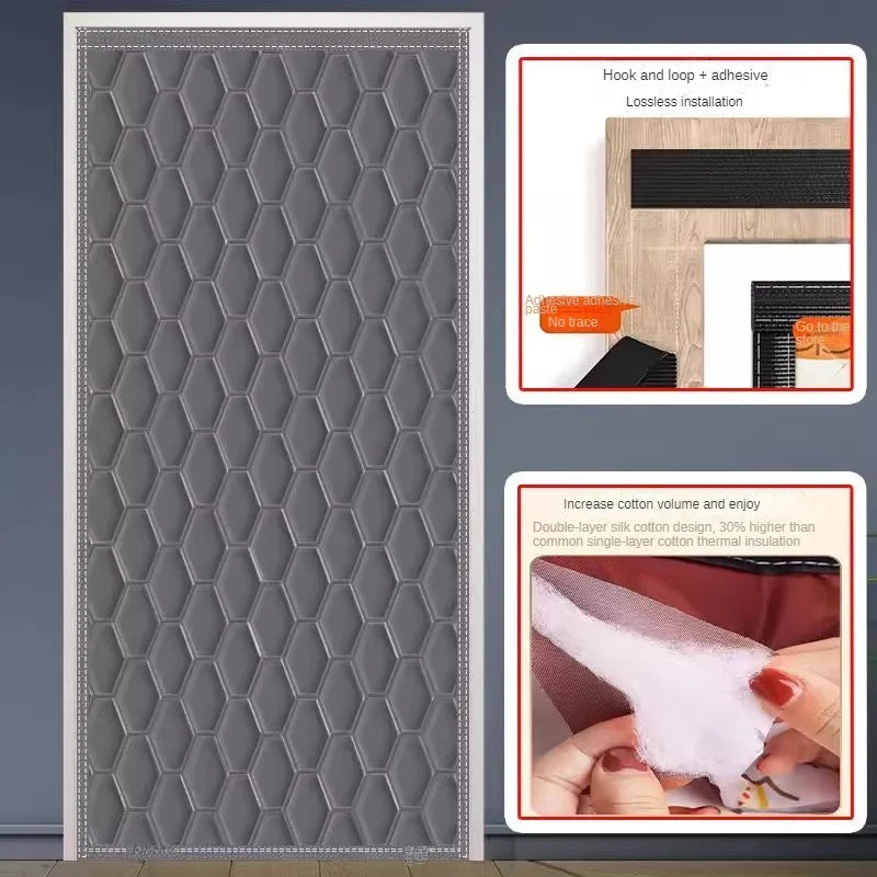 Winter Door Curtains Sound Insulation Air Conditioning Household Warmth Insulation,cold Air Insulation, Environmental Protection
