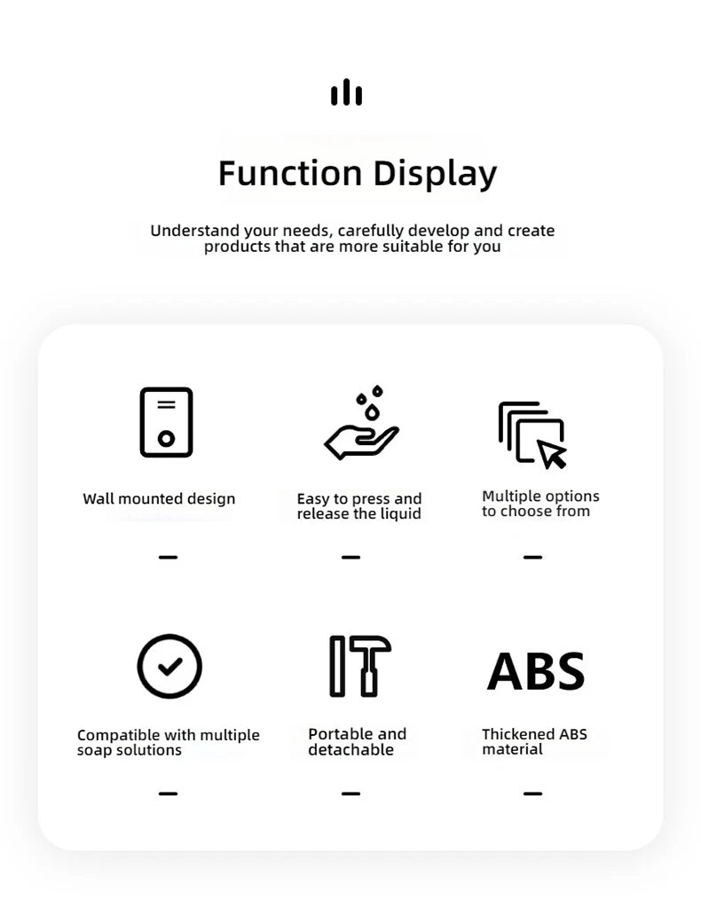 Lamgool Single/double Soap Dispenser Wall-Mount Shower Bath Shampoo Dispenser Liquid Soap Container Bathroom Accessories